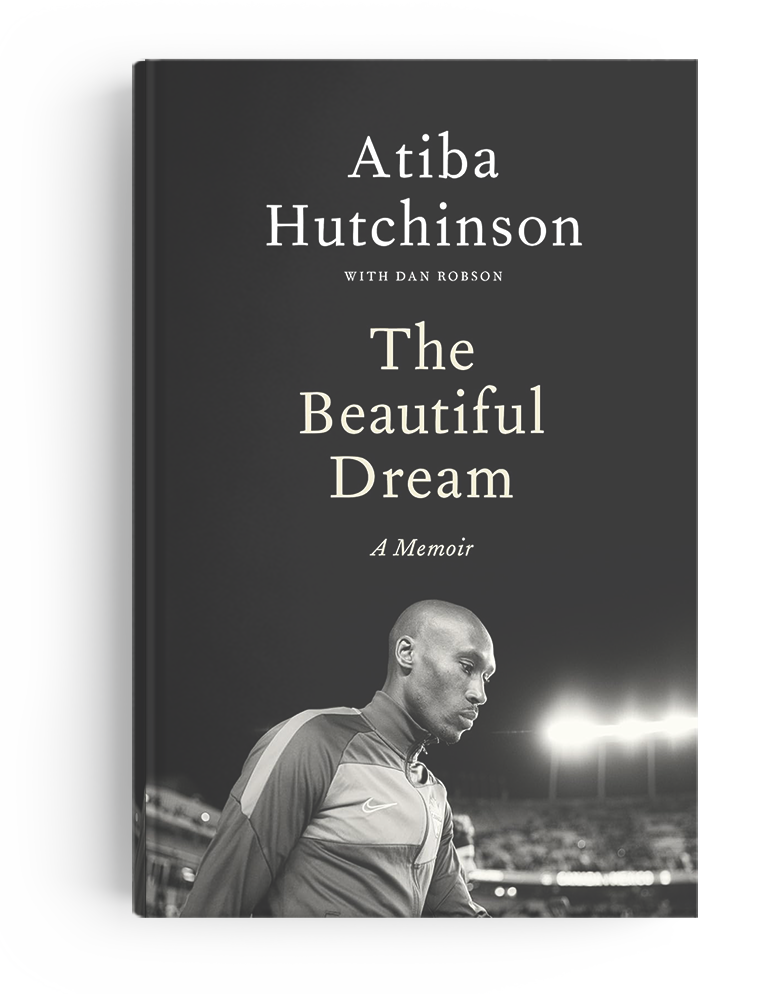 Atiba Hutchinson's memoir "The Beautiful Dream" featuring his reflections on soccer, identity, and belonging.
